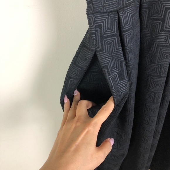 Lularoe black midi dress with pockets - Picture 3 of 5